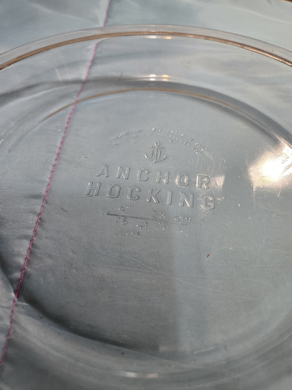 Anchor Hocking Clear Glass Pie Plate - 9"